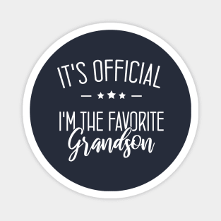 Grandma's Favorite, Granddaughter funny Grandson Magnet